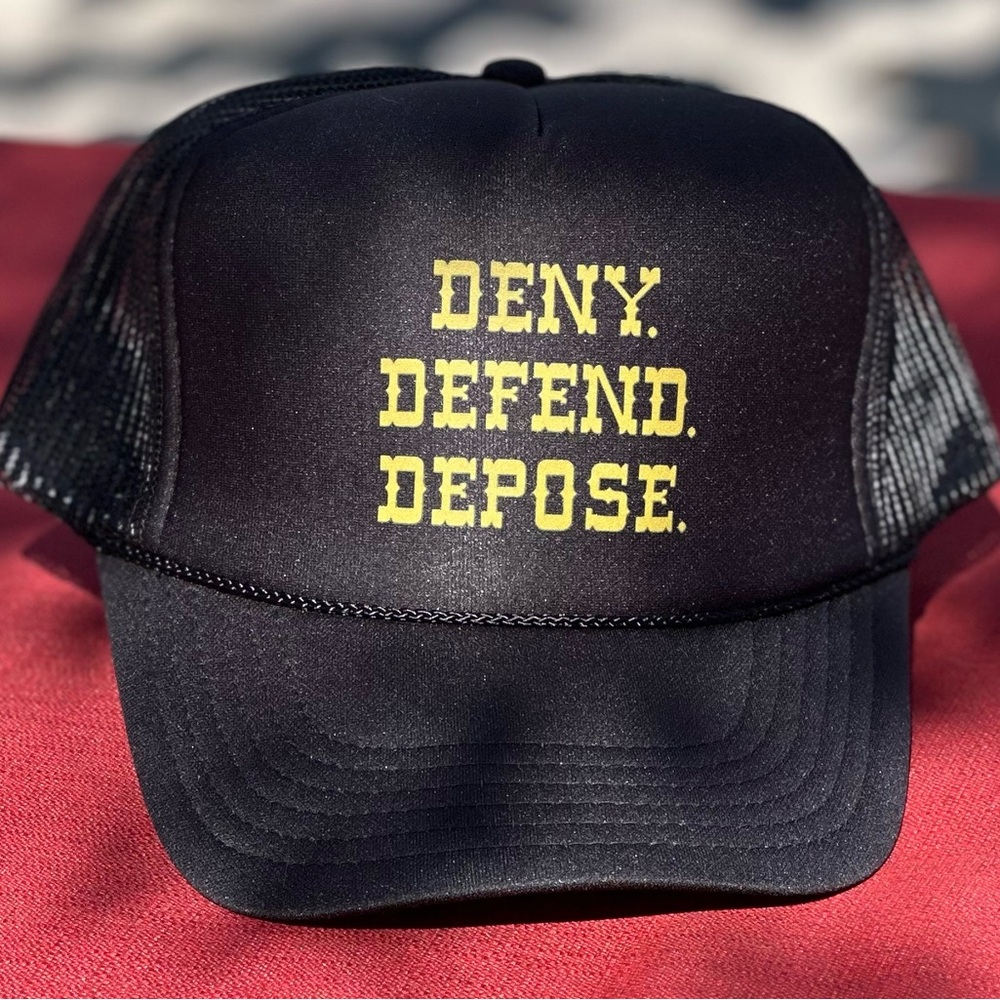 Black and Yellow Trucker Cap